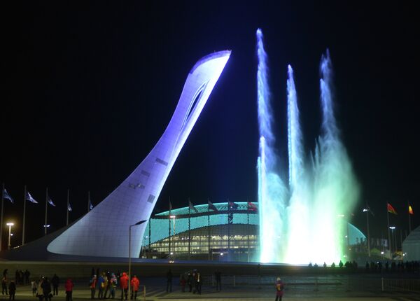 Олимпийский фонтан в Сочи