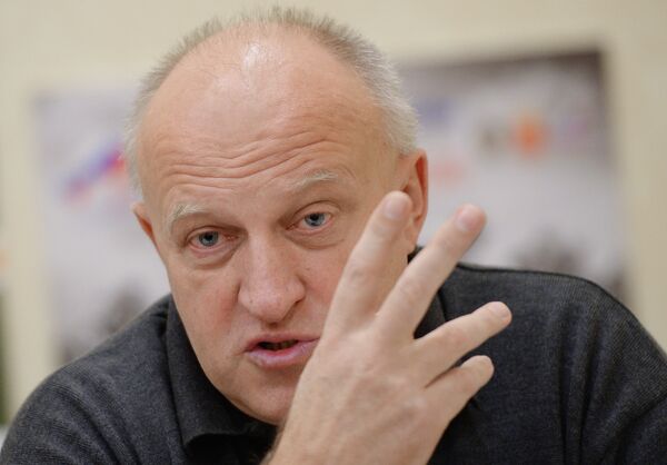 Главный тренер сборной команды России по велоспорту на треке Сергей Ковпанец