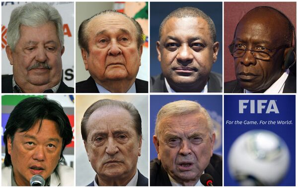 Арестованные по подозрению в коррупции чиновники ФИФА