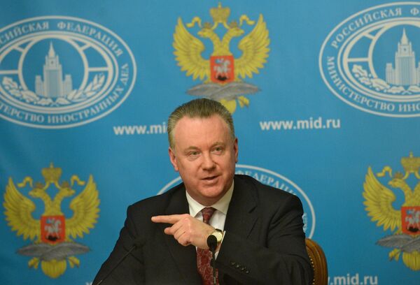 Официальный представитель МИД Российской Федерации Александр Лукашевич