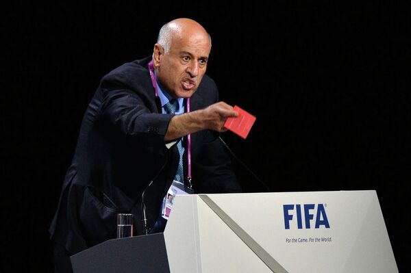 Президент Футбольной ассоциации Палестины Джибриль аль-Раджуб