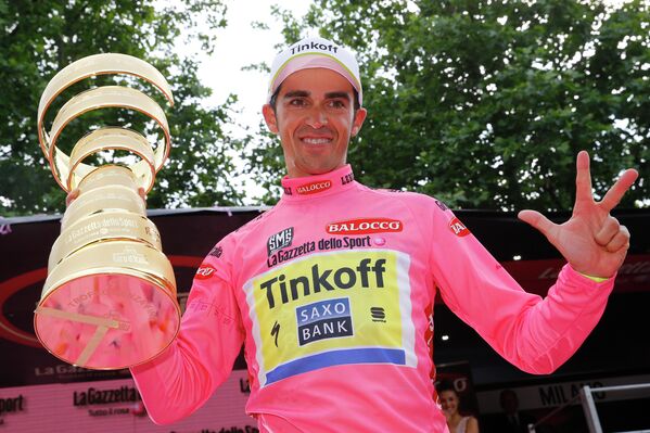 Велогонщик Tinkoff-Saxo Альберто Контадор