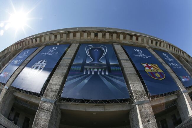 Олимпийский стадион в Берлине (Olympiastadion Berlin), где пройдет Финал Лиги чемпионов между Ювентусом и Барселоной