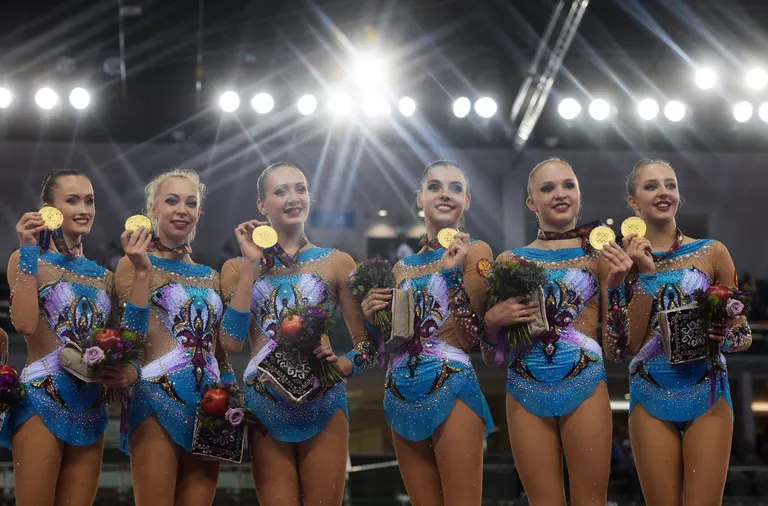 Спортсменки сборной России по художественной гимнастике Спортсменки сборной России по художественной гимнастике