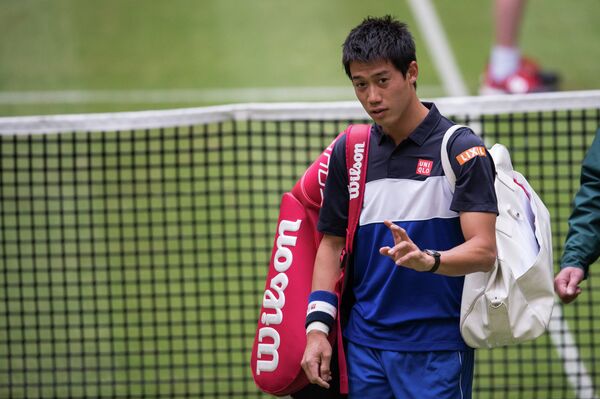 Японский теннисист Кэй Нисикори