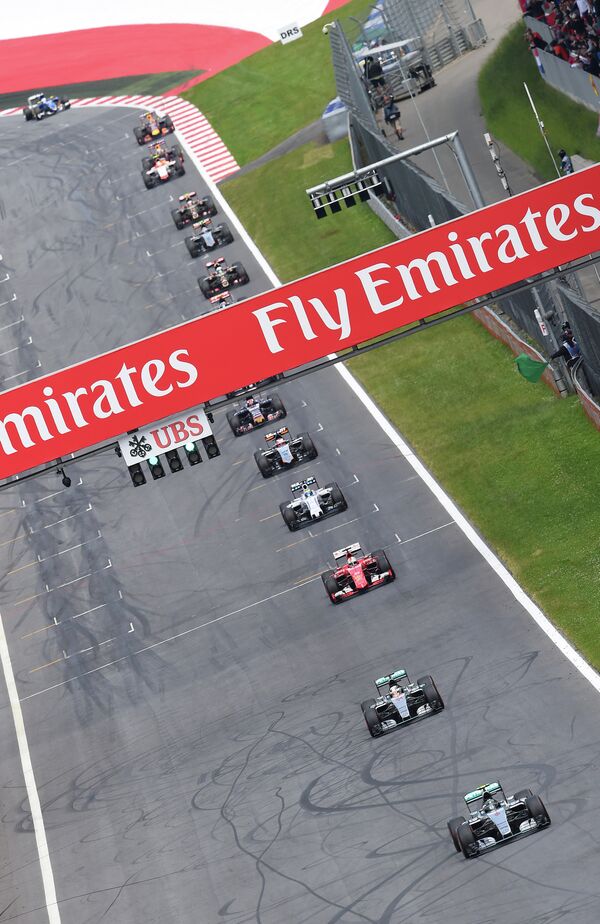 Пилоты Формулы-1 на Гран-при Австрии