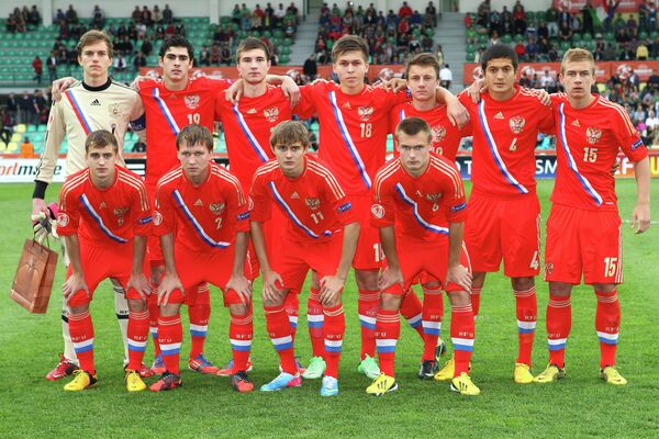 Игроки юношеской сборной России по футболу