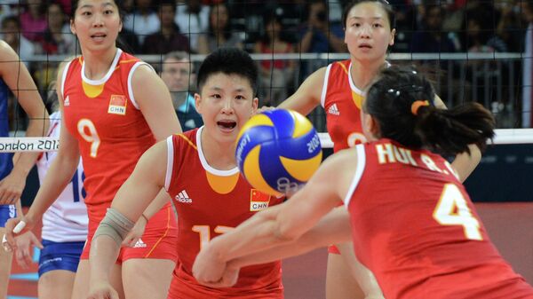 Капитан женской сборной Китая по волейболу Хуэй Жоци (№4)