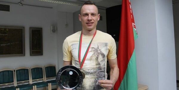 Связующий сборной Латвии по волейболу Денис Петров