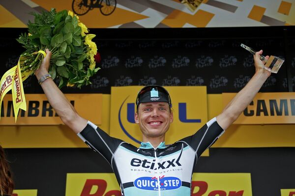 Немецкий велогонщик Тони Мартин из команды Etixx-Quick Step