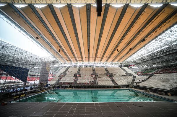 Плавательный бассейн на стадионе Казань Арена в Казани