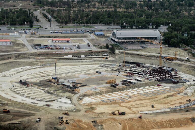 Строительство стадиона в Волгограде к ЧМ-2018 Строительство стадиона в Волгограде к ЧМ-2018