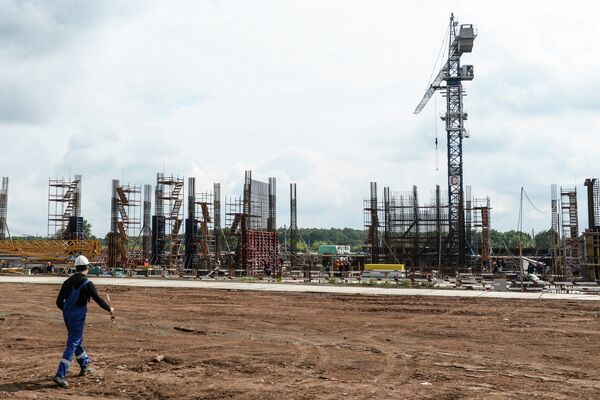 Строительство стадиона Космос Арена в Самаре к ЧМ-2018