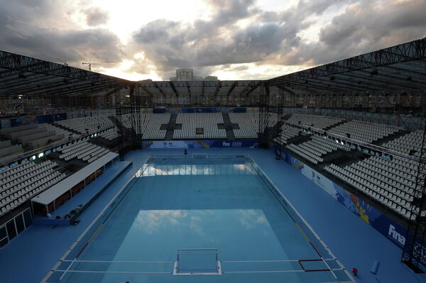 Спортивная арена для соревнований по водному поло 16-го чемпионата мира ФИНА по водным видам спорта