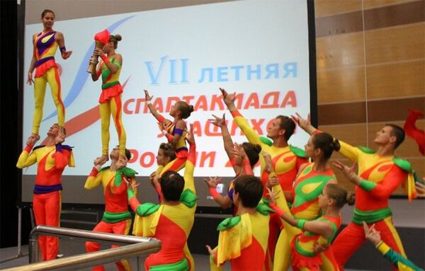фициальная церемония открытия VII летней Спартакиады учащихся России 2015 года
