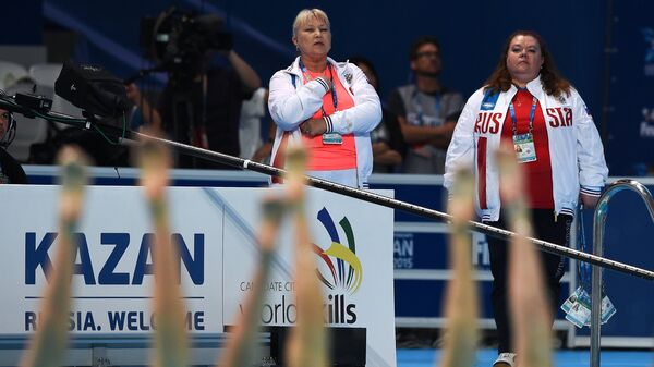 Главный тренер сборной России по синхронному плаванию Татьяна Покровская (слева)