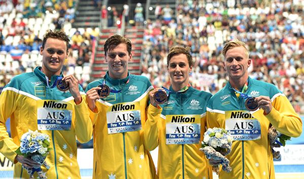 Пловцы сборной Австралии
