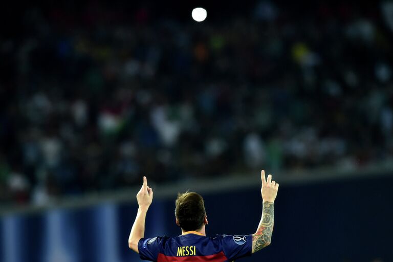 Нападающий Барселоны Лионель Месси