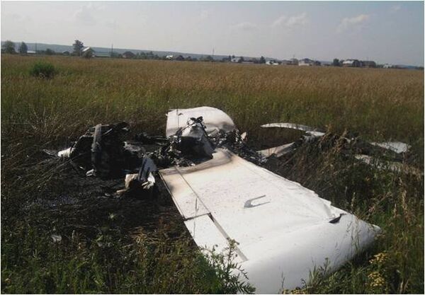Катастрофа спортивного самолета в Московской области