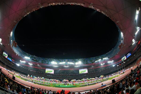 Церемония закрытия чемпионата мира 2015 по легкой атлетике в Пекине
