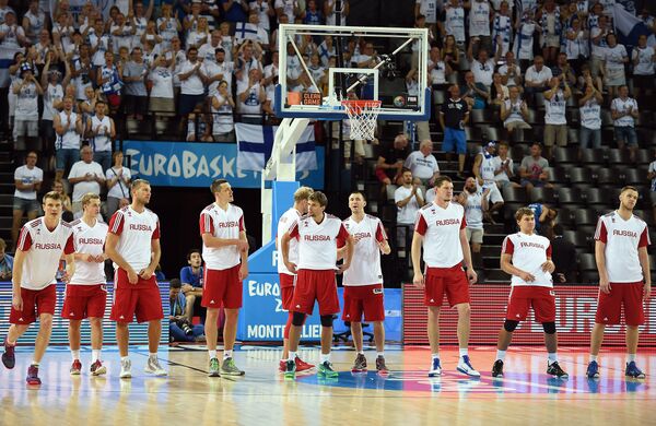 Сборная России по баскетболу на чемпионате Европы