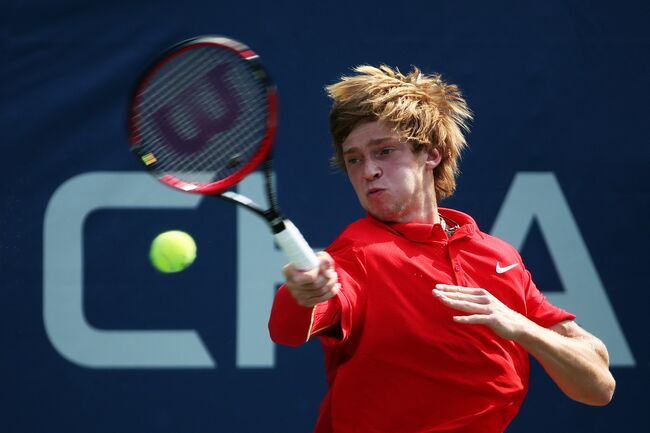 Андрей Рублев в матче US Open