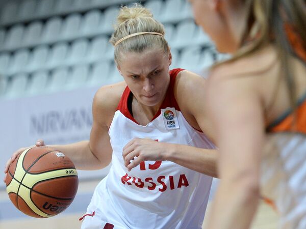 Баскетболистка сборной России Надежда Гришаева
