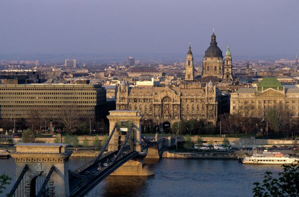 Вид на город Будапешт