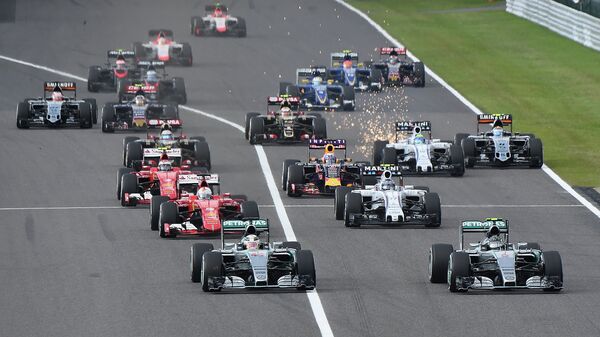 Старт гонки Формулы-1 Гран-при Японии