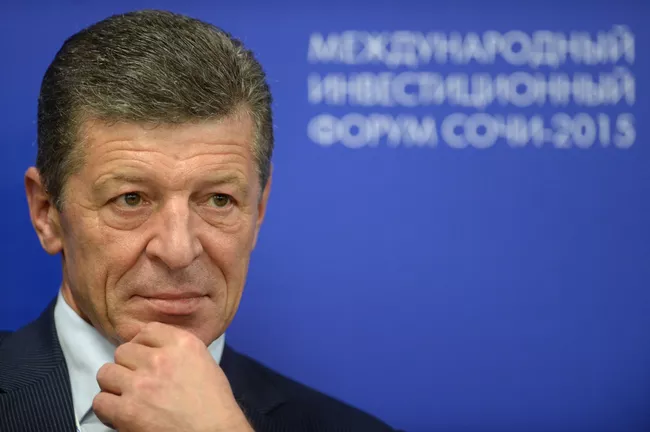 Заместитель председателя правительства РФ Дмитрий Козак