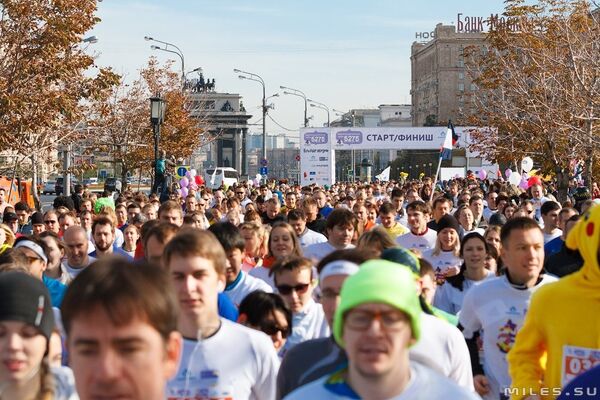 Благотворительный забег в Парке Победы, Москва