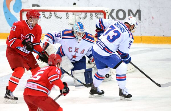 Хоккей кхл результаты ска автомобилист. Матч Автомобилист СКА где играют в Екатеринбурге.