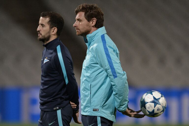 Главный тренер Зенита Андре Вилаш Боаш (справа) Главный тренер Зенита Андре Вилаш Боаш (справа)