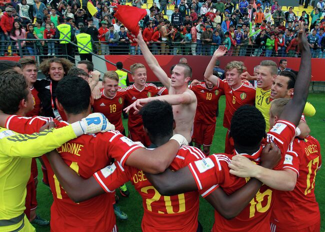Игроки юношеской сборной Бельгии по футболу