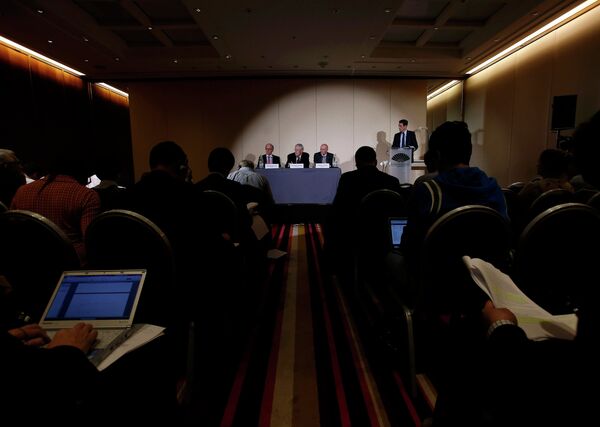 Пресс-конференция WADA в Женеве, 9 ноября