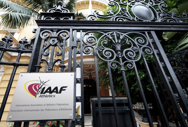 Логотип Международной ассоциации легкоатлетических федераций (IAAF)