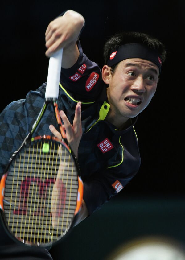 Японский теннисист Кэй Нисикори