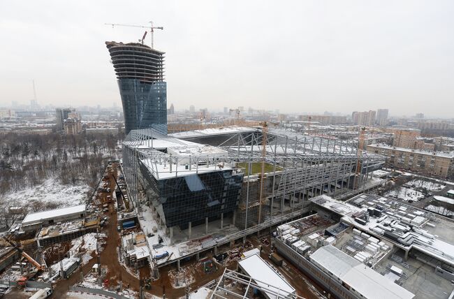 Строительство стадиона ЦСКА в Москве