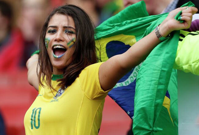 Болельщица сборной Бразилии