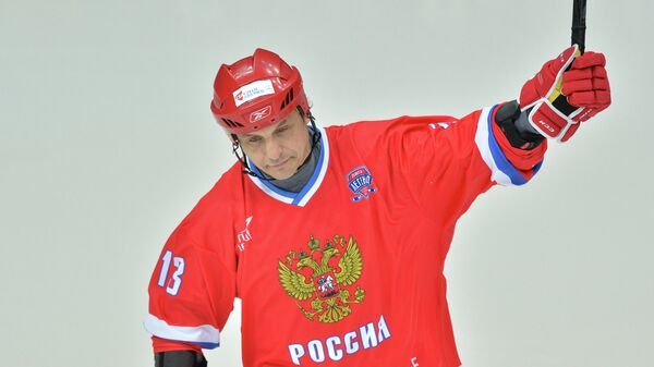 Форвард сборной России по хоккею Валерий Каменский