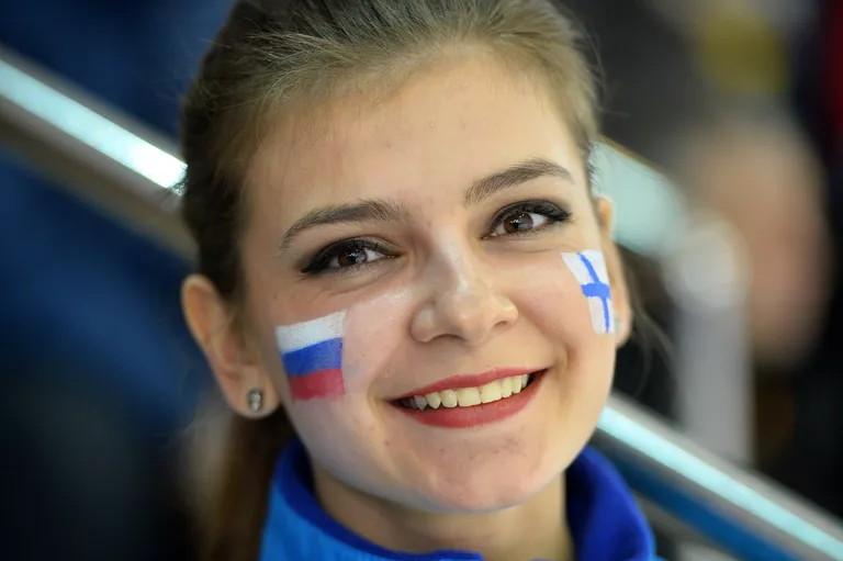 Российская болельщица Российская болельщица