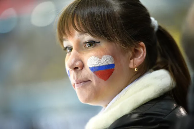 Российская болельщица Российская болельщица