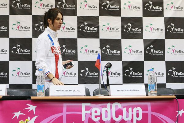 Капитан женской сборной России по теннису Анастасия Мыскина
