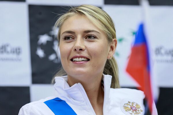Теннисистка женской сборной России Мария Шарапова