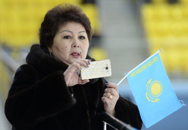 Болельщица сборной Казахстана