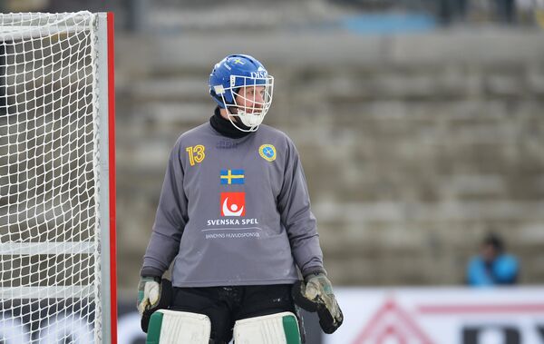 Вратарь сборной Швеции Андреас Бергвалл