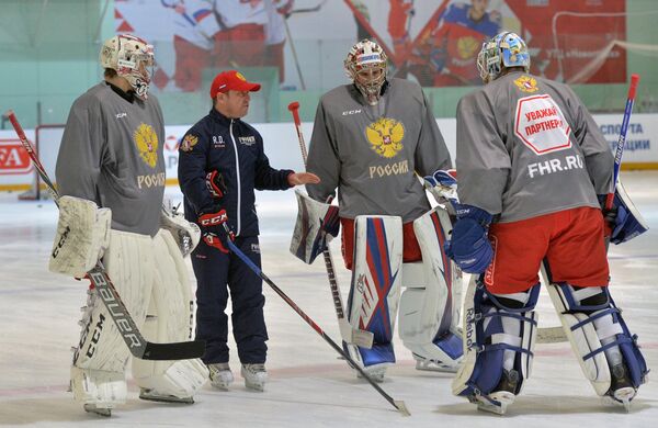 Вратари сборной России по хоккею