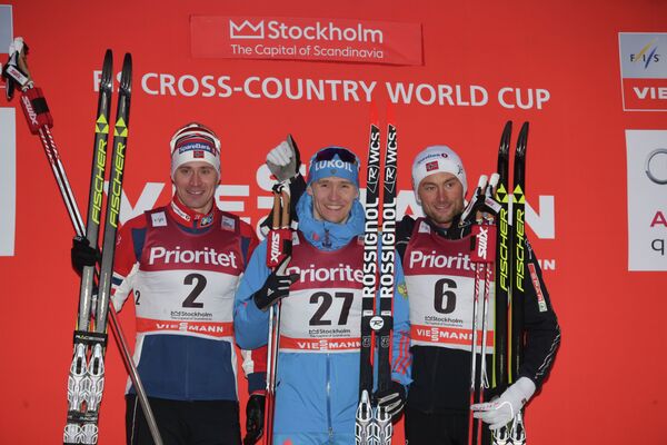 Ола Виген Хаттестад, Никита Крюков и Петтер Нортуг (слева направо)
