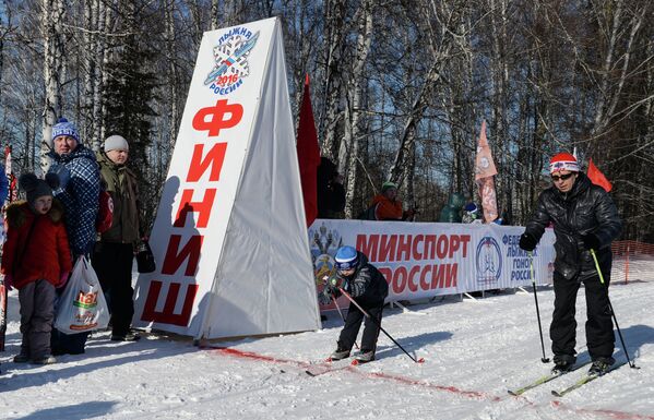Всероссийская массовая лыжная гонка Лыжня России-2016