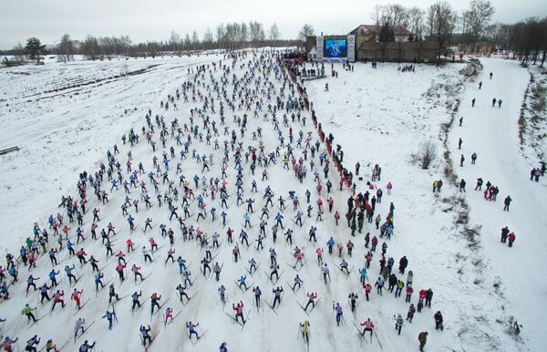 Всероссийская массовая лыжная гонка Лыжня России-2016